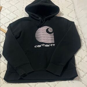 Women’s small Carhartt Black Pullover with Logo